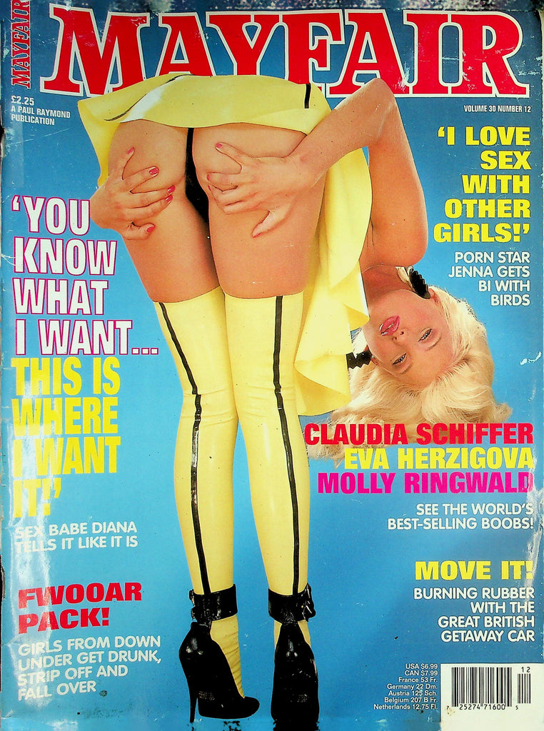 Mayfair Magazine  Covergirl Diana / Claudia Schiffer  vol.30 #12  1995 Paul Raymond    042726lmp