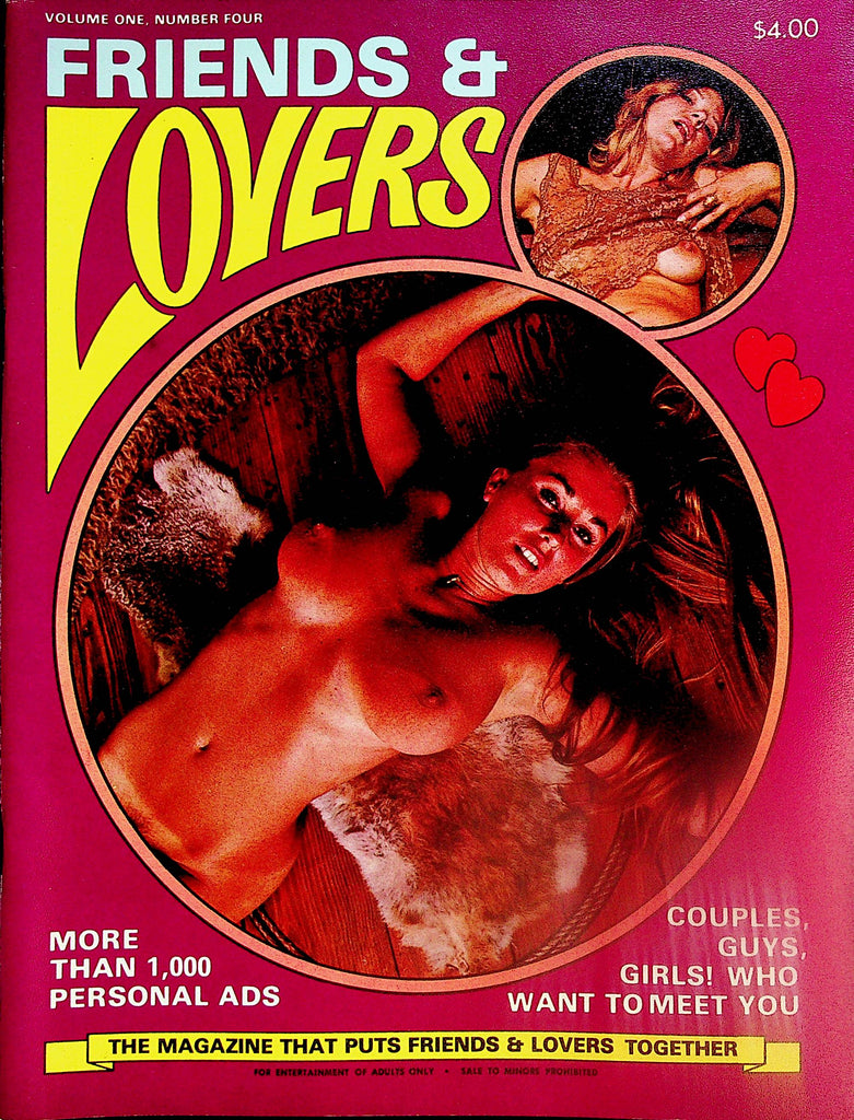 Friends & Lovers Contact Magazine   Couples, Guys, Girls Who Want To Meet You  vol.1 #4  1970's   032724lm-p2