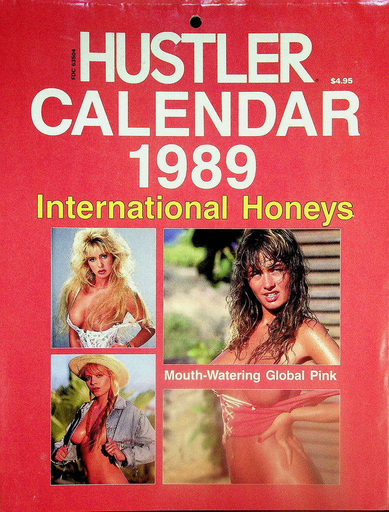 Hustler 1989 Wall Calendar  International Honeys   060225lm-p
