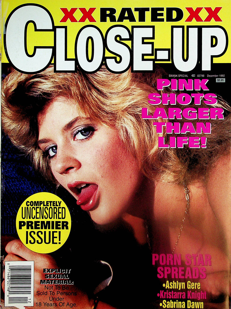 XX Rated XX Close-Up Magazine  Ashlyn Gere, Kristarra Knight, and Sabrina Dawn  December 1992  091824lm-p