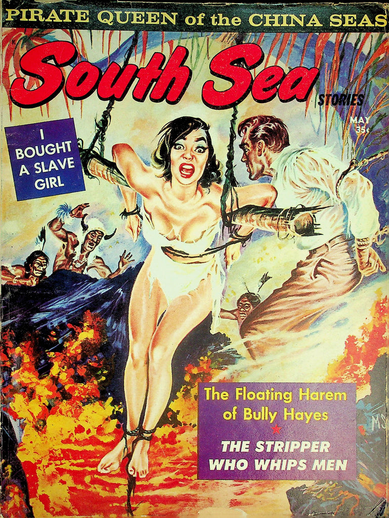 South Sea Stories Magazine  Pirate Queen Of The China Seas / Busty Jony  May 1963     032126lmp