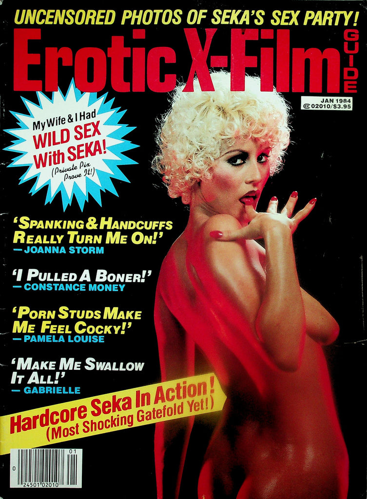 Erotic X-Film Guide Magazine  Hardcore Seka In Action! / Joanna Storm  January 1984  113025lmp