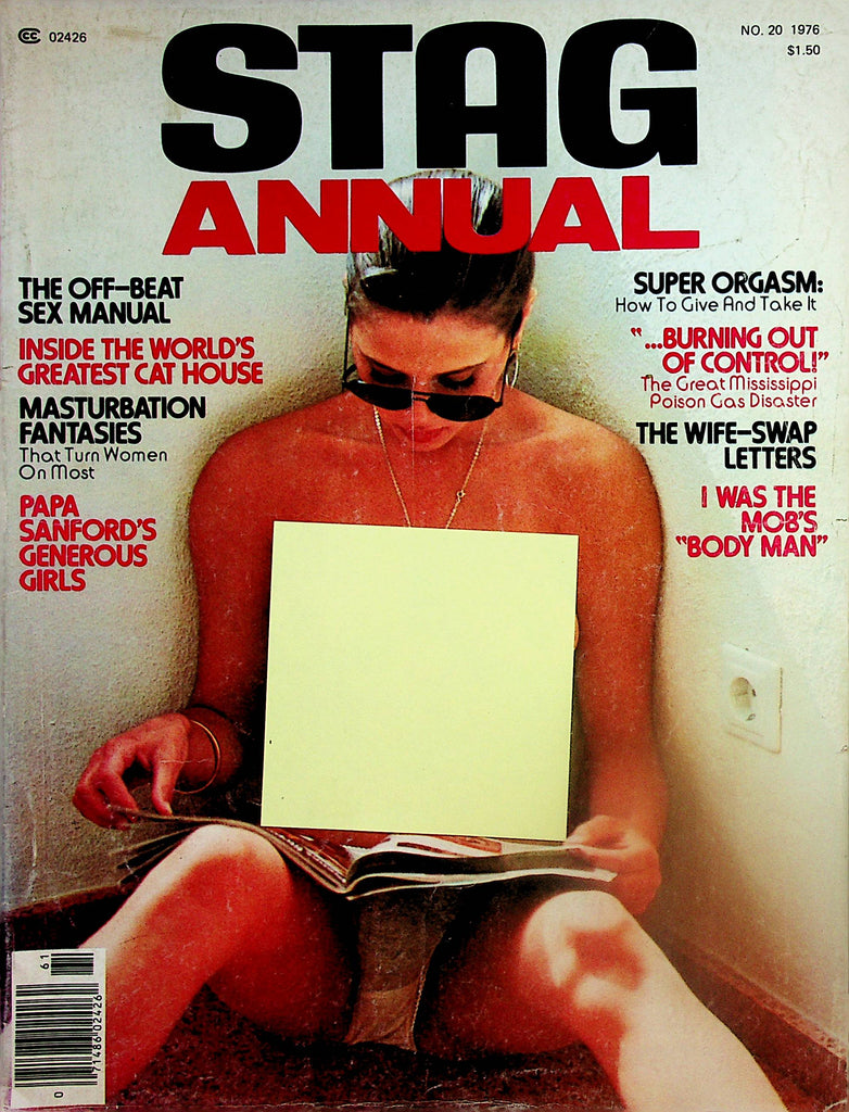 Stag Annual Magazine  Trudy Johnson / Super Orgasm  #20 1976    073024lm-p