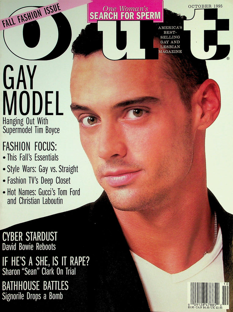 Out Gay Interest Magazine  Fall Fashion Issue - Gay Model Hanging Out With Supermodel Tim Boyce  October 1995    042426lmp