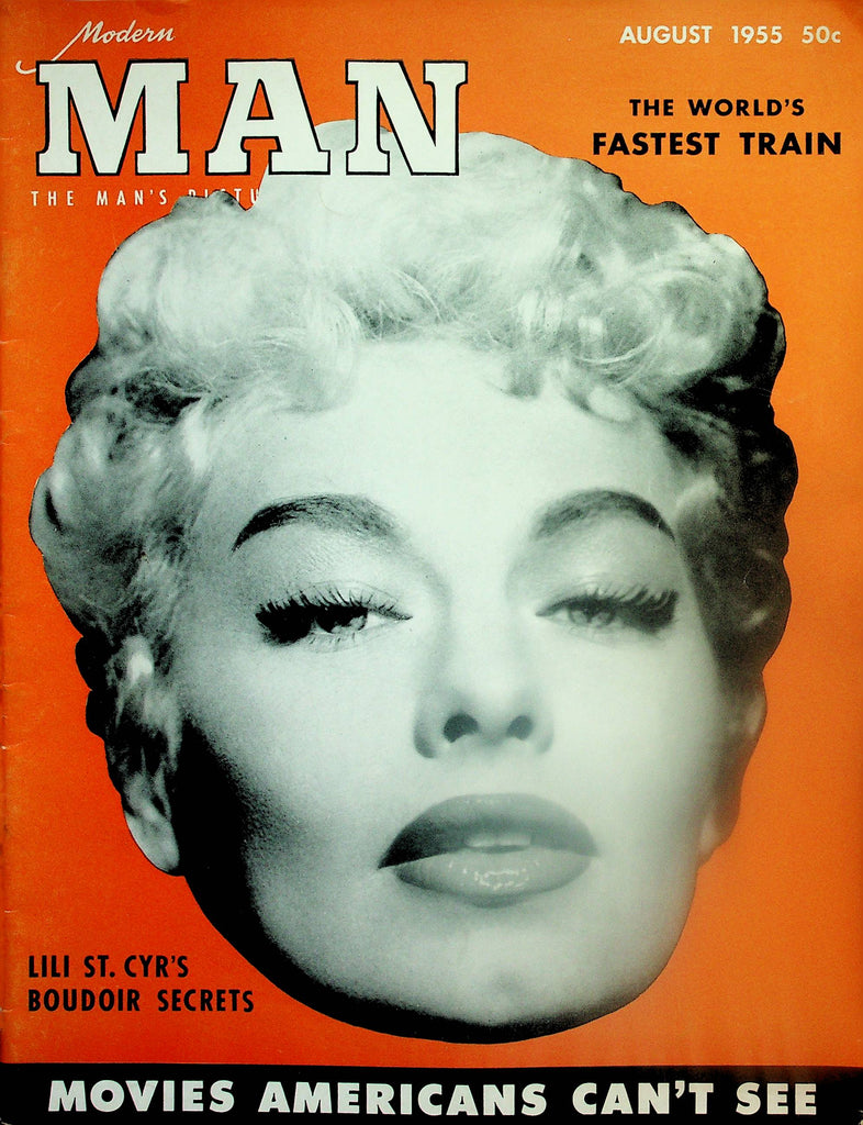 Modern Man Vintage Magazine   Lili St. Cyr's Boudoir Secrets  August 1955   101425lm-p