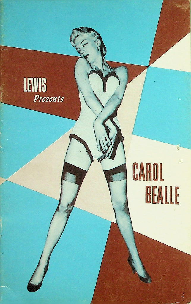 Lewis Presents Carol Bealle Digest  Nude Beautiful Model  1960's  013126lmp