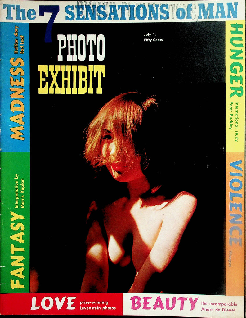 Photo Exhibit Vintage Photography Magazine  Love, Beauty, Fantasy & More!  July 1957    091725lm-p