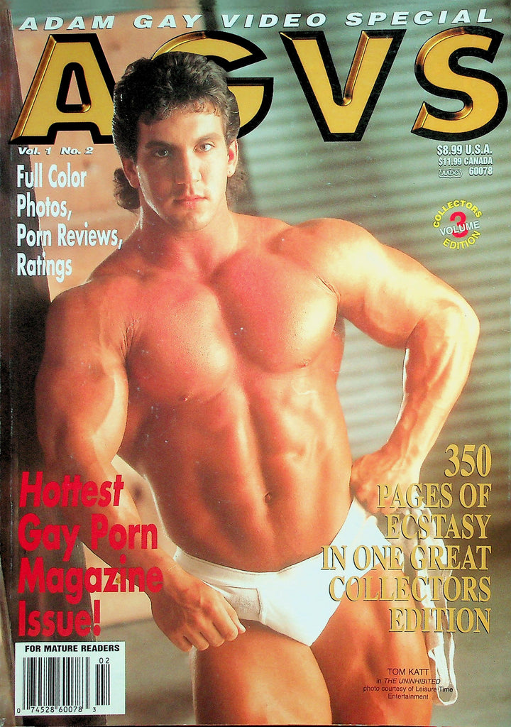 Adam Gay Video Special Magazine   Cover Guy Tom Katt  350 Pages Collectors Edition  vol.1 #2 1997     031326lmp