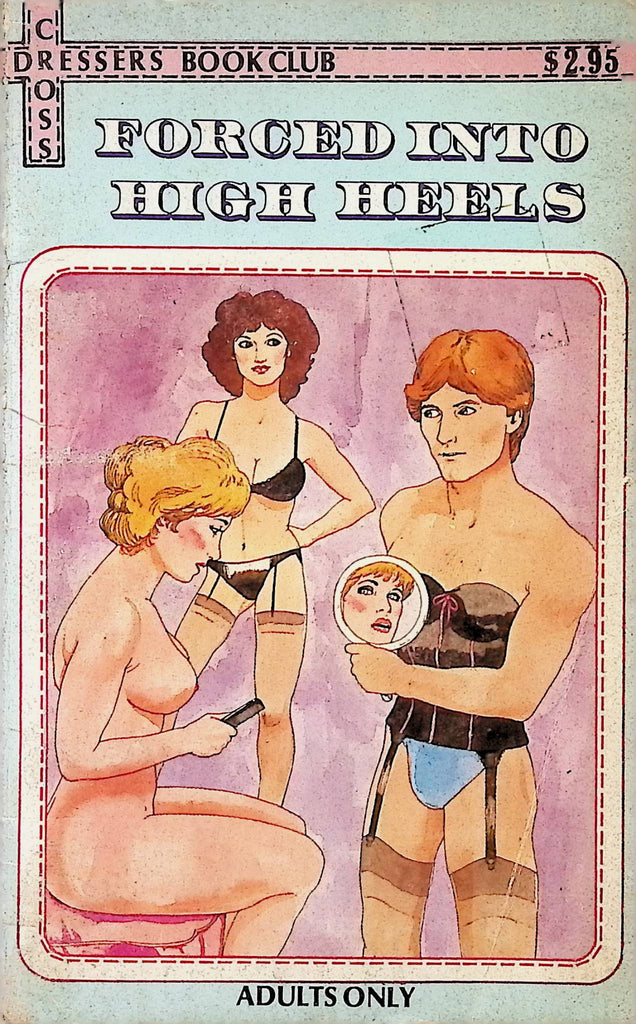 Forced into High Heels Crossdressers Book Club 1980 Trans Star Distributors Adult Erotic Paperback Novel-060524AMP