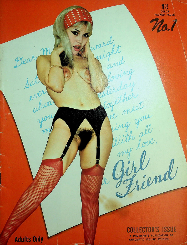Girl Friend Magazine  Nude Modeling / The Orgy Mystique  #1 1968  Collector Edition    062026lmp-GSC
