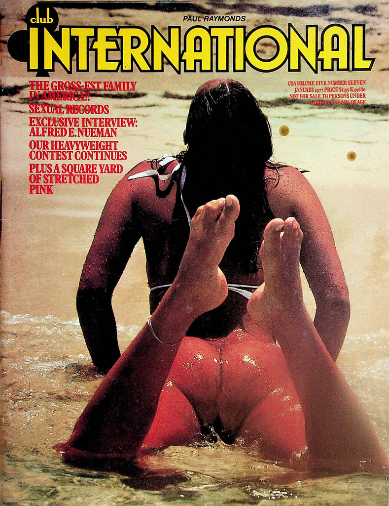 Club International Magazine  Centerfold Girl Cheri January 1977 Paul Raymond  102624lm-p