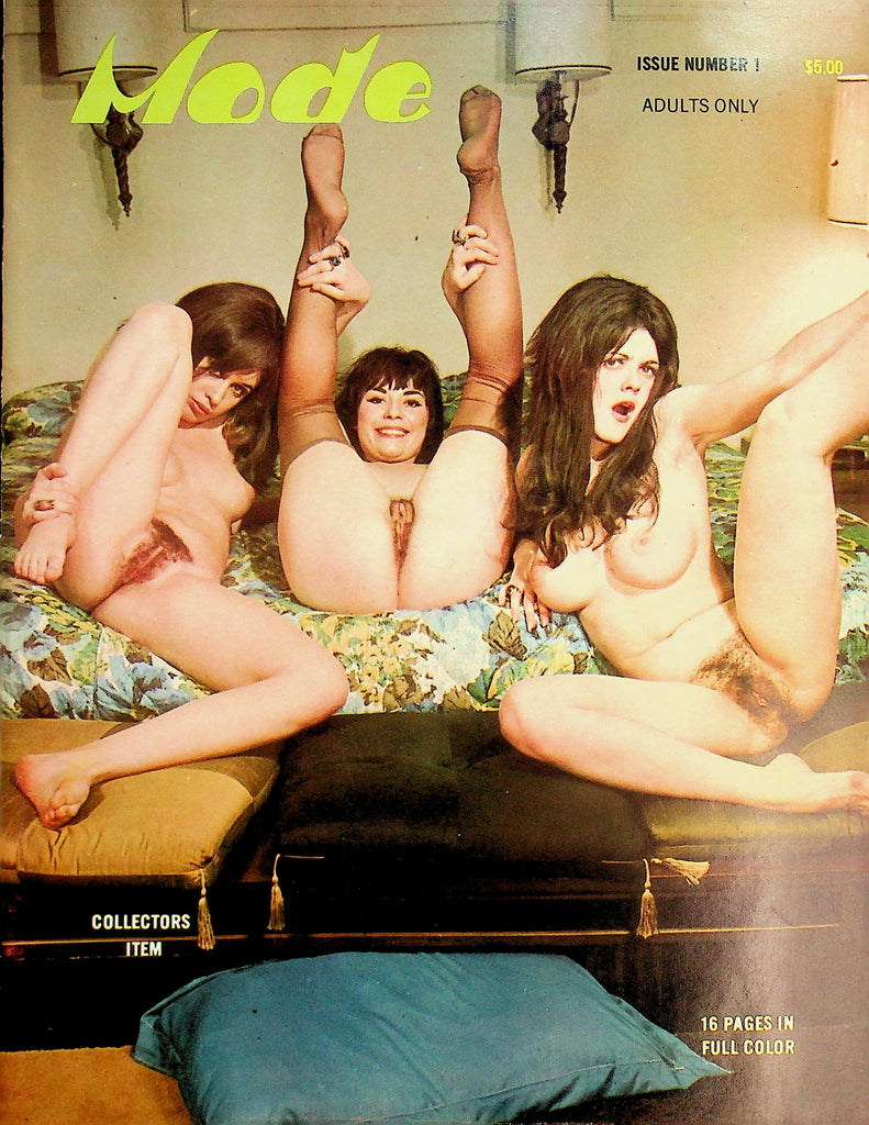 Mode Magazine  1st Issue!  Beautiful Girls Spread For You!  #1  1970's   061926lmp-GSC