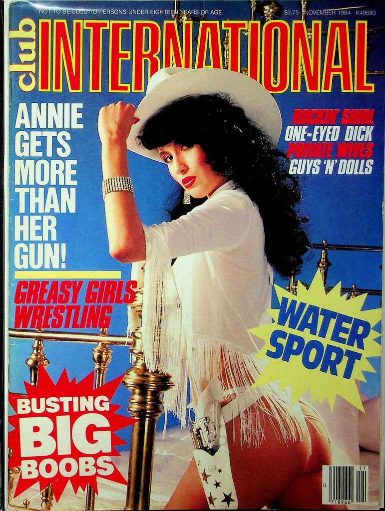 Club International Magazine Annie & Shirl November 1984 101223RP