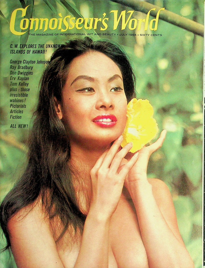 Connoisseur's World Magazine  Islands Of Hawaii!  Cover/Centerfold Geri Hoo  July 1964   102026lmp-GSC