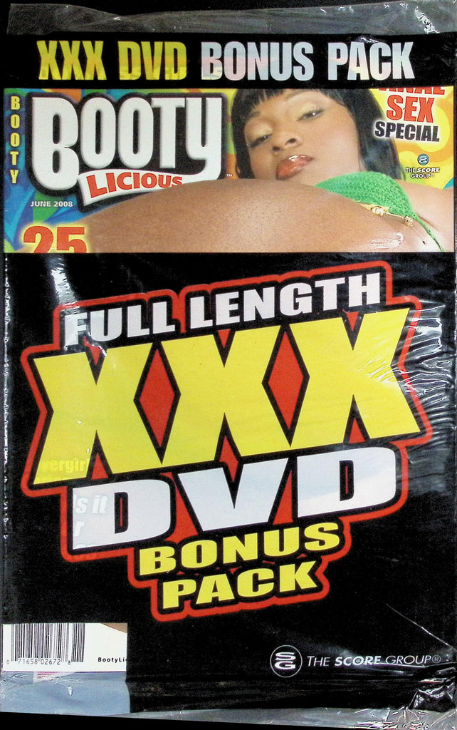 Booty Licious Magazine June 2008 by Score New Sealed 100326LLP