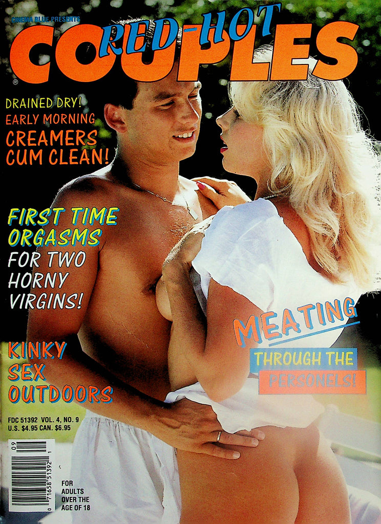 Red Hot Couples Magazine  First Time Orgasms / Kinky Sex Outdoors vol.4 #9 1993  030325lm-p