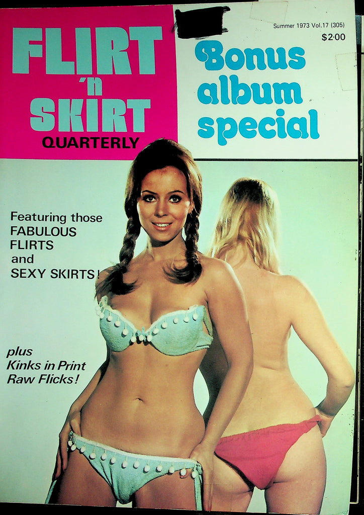 Flirt 'n Skirt Quarterly Magazine Bonus Album Special  Uschi Digard / A Grave Affair  vol.17 Summer 1973  092226lmp-GSC