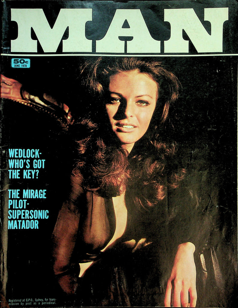 Man Magazine  Wedlock / Girl Of The Month Pam Sweet  June 1970   011926lmp