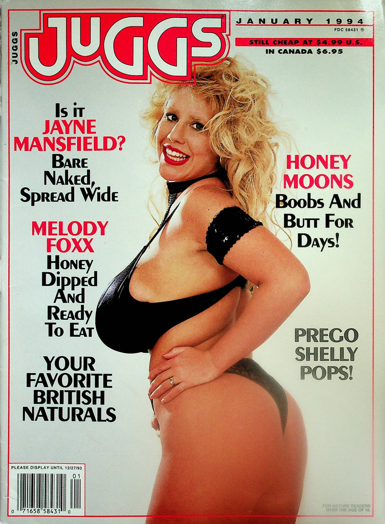 Juggs Busty Magazine  Melody Foxx, Honey Moons and More!   January 1994   103125lm-p