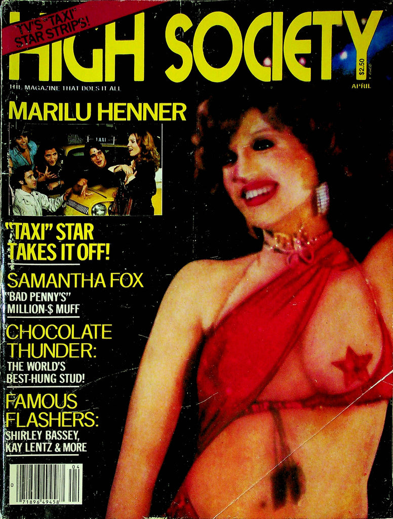 High Society Magazine Marilu Henner & Samantha Fox April 1980 022624RP