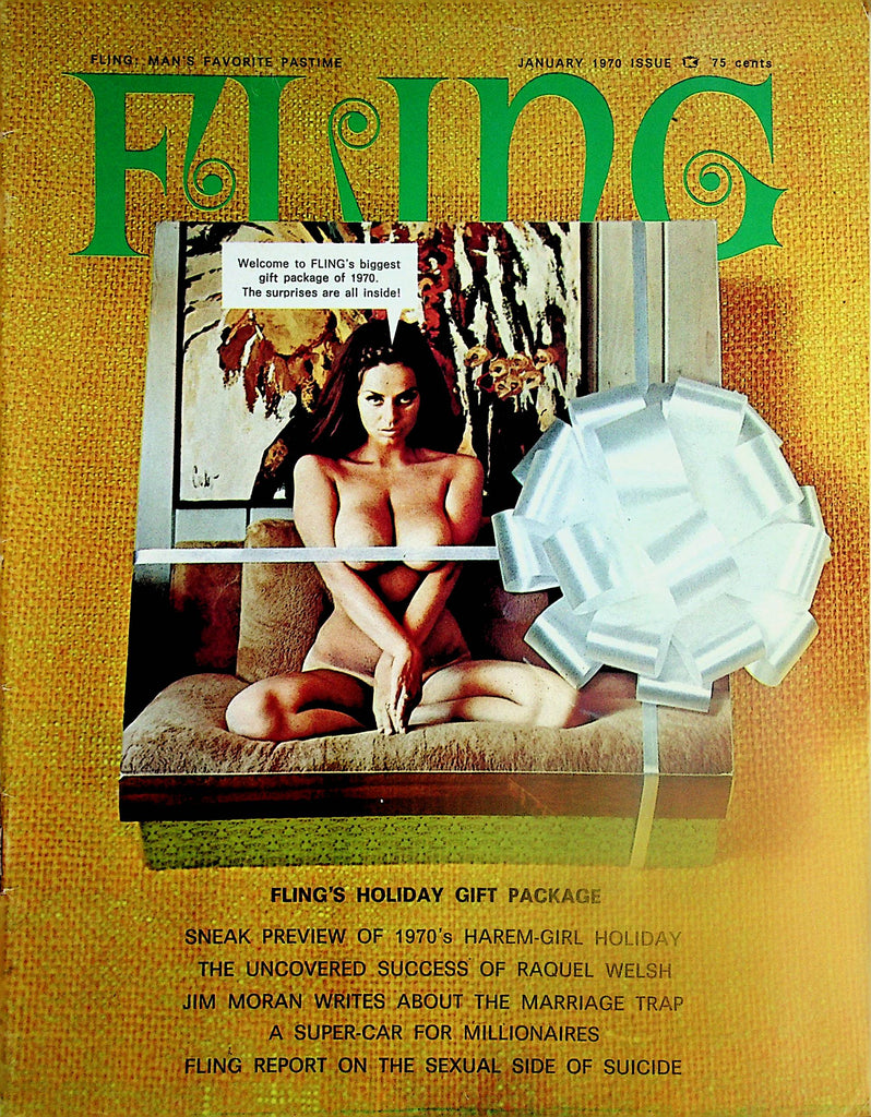 Fling Busty Vintage Magazine   Candy Morrison  January 1970     022024lm-p