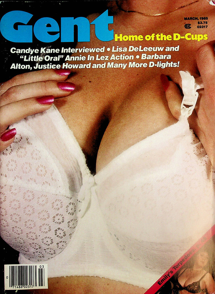 Gent Busty Magazine  Candye Kane, Lisa DeLeeuw, Little Oral Annie and More!  March 1985   082624lm-p