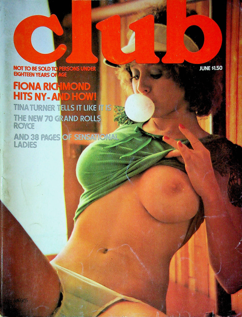 Club Magazine Fiona Richmand & Tina Turner June 1975 012424RP