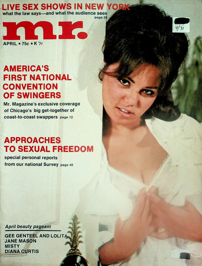 Mr. Magazine   Cover/Centerfold Girl Dianna Curtis April 1971   120725lmp