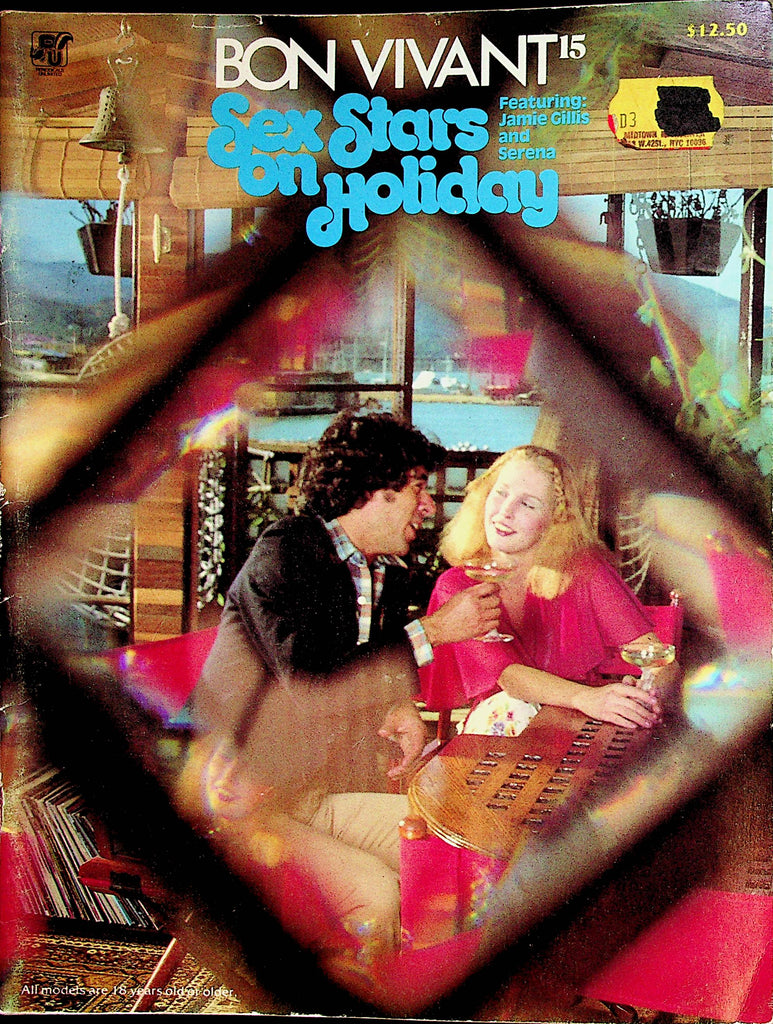 Sex Stars On Holiday Magazine  Serena & Jamie Gillis  #15 Bon Viant  1970's   062123lm-p2