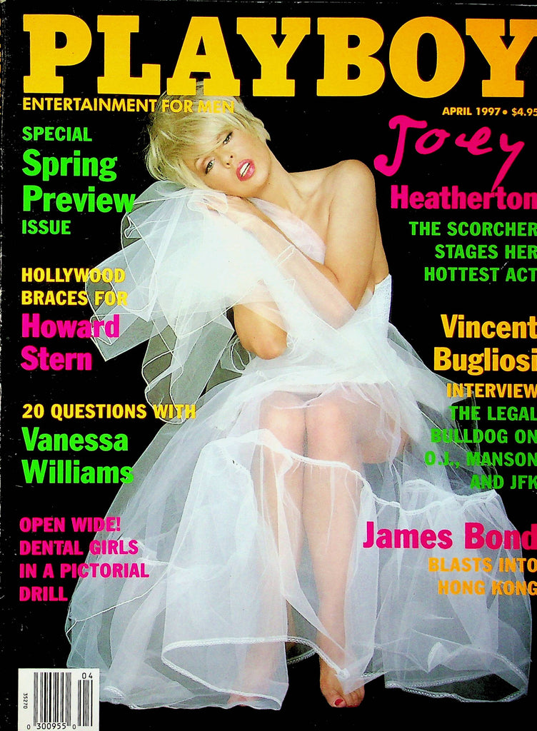 Playboy Magazine Joey Heatherton & Howard Stern April 1997 083023RP