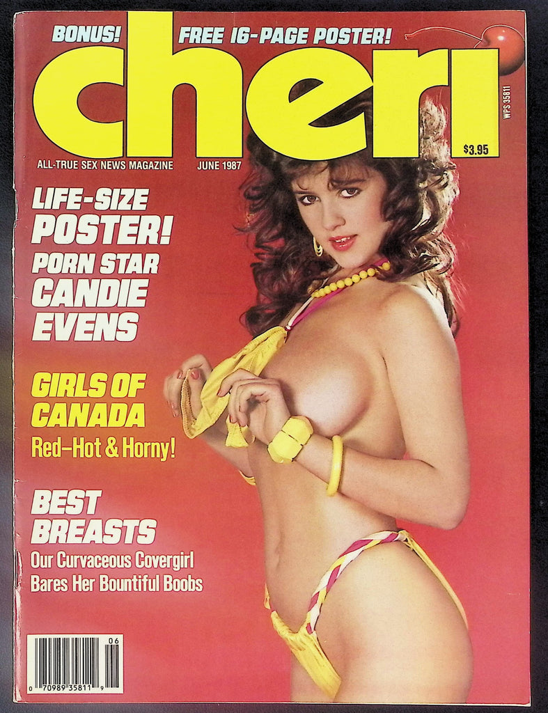CLEARANCE Cheri Magazine ft. Candie Evens June 1987 091725AKNON-60
