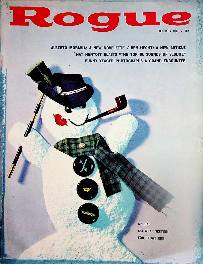 Rogue Vintage Magazine   Bunny Yeager Photographs Calendar Girl  January 1960     090623lm-p