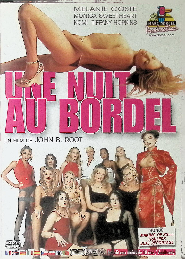 Une Nuit Au Bordel. Melanie Coste, Monica Sweetheart, Nomi, Tiffany Hopkins Marc Dorcel 020824tsdvd