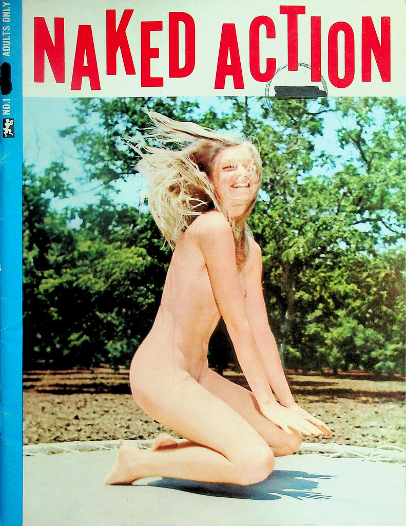 Naked Action Nudist Magazine  Fun With Nudists!  #1 1968  101526lmp-GSC