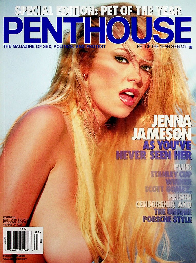Penthouse Special Edition: Pet Of The Year Magazine  Covergirl Jenna Jameson 2004  040425lm-p