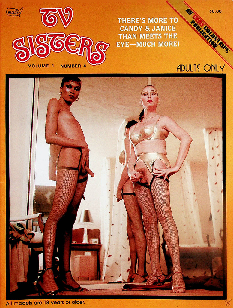TV Sisters Tranny Magazine Candy & Janice  vol.1 #4  1981 Magcorp     121523lm-p