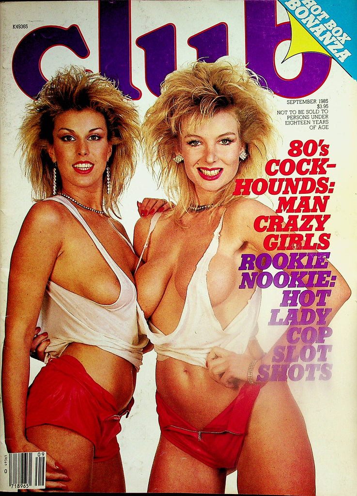 Club Magazine  80's Cock-Hounds: Man Crazy Girls  September 1985   022125lm-p2