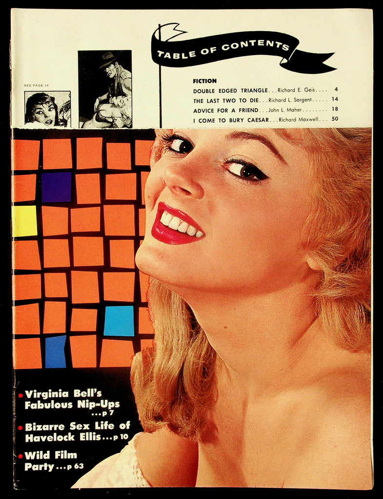 Sir Knight Adult Magazine V2, No. 9 1961 Cindy Tyler Covergirl 082826hrp-53