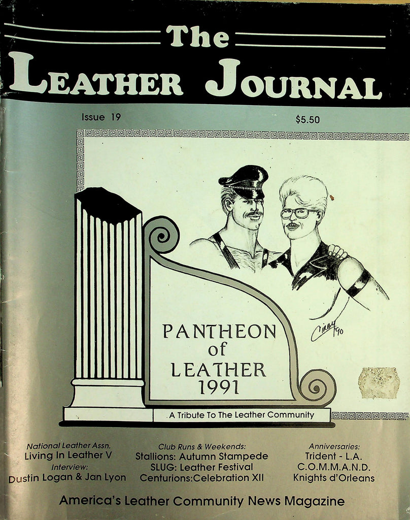 The Leather Journal Gay Magazine  Pantheon Of Leather #19  1991   011726lmp