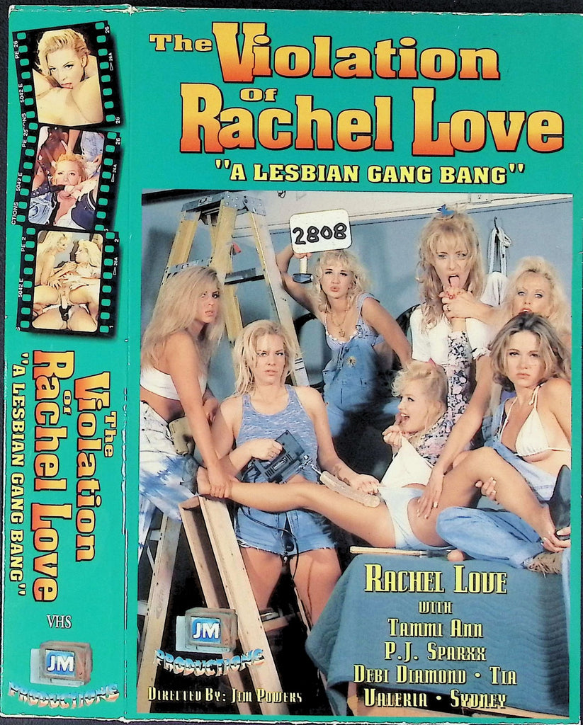 Violation of Rachel Love A Lesbian Gang Bang Tammi Ann PJ Sparxx Debi Diamond Adult VHS JM Productions 032426AKVHS2