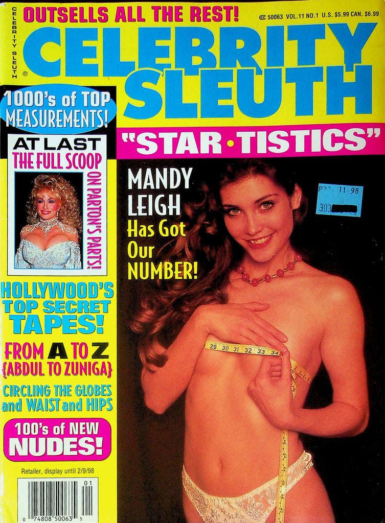 Celebrity Sleuth Men's Magazine Star-Tistics Ft. Mandy Leigh Vol.11 No.1 052725RP