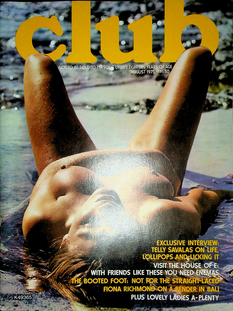 Club Magazine Telly Savalas August 1975 012325RP2