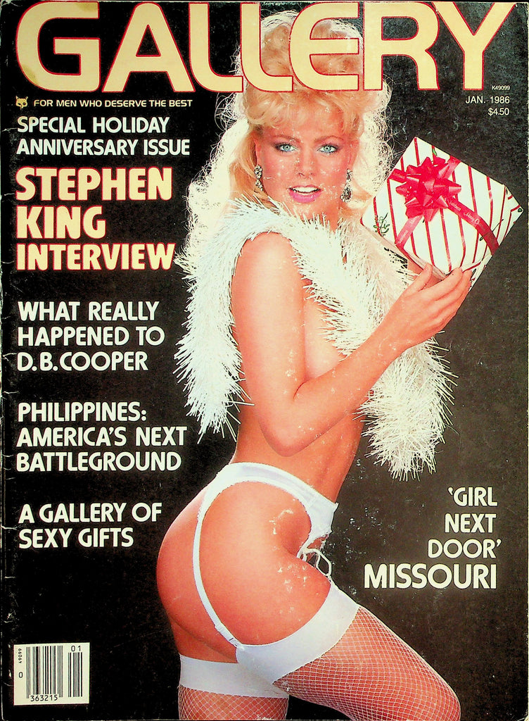 Gallery Magazine   Covergirl Holly / Stephen King Interview  January 1986 Special Holiday Anniversary Issue     042126lmp