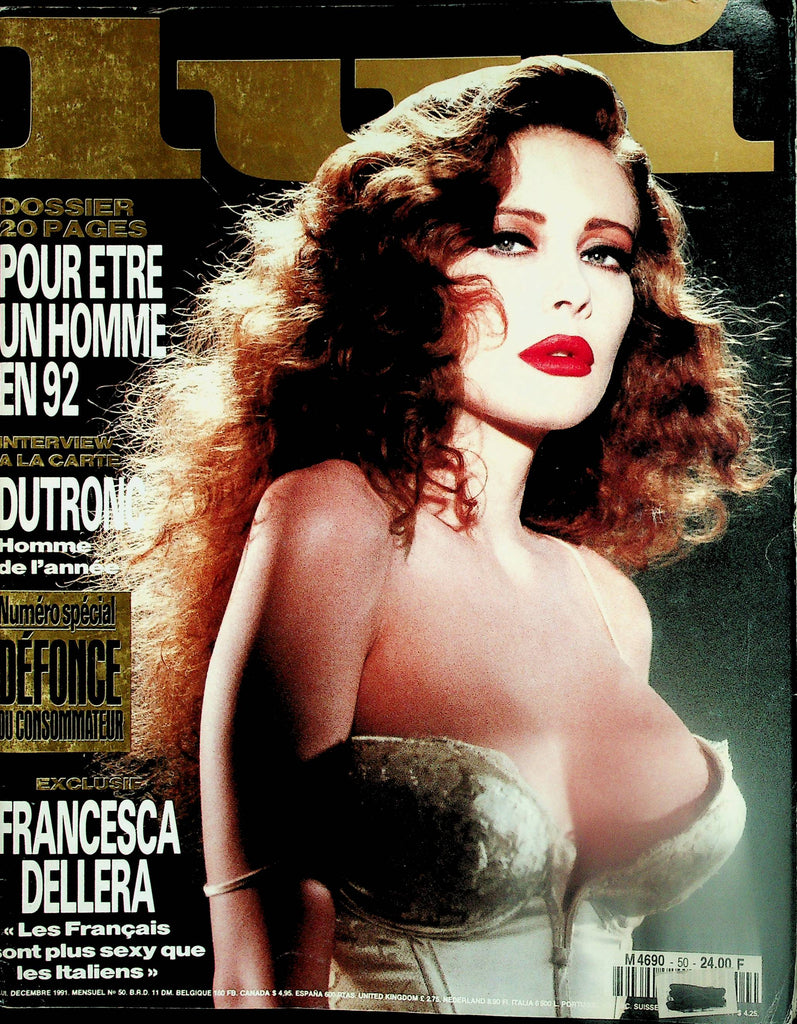 Lui French International Magazine  Exclusive Francesca Dellera   December 1991    081225lm-p