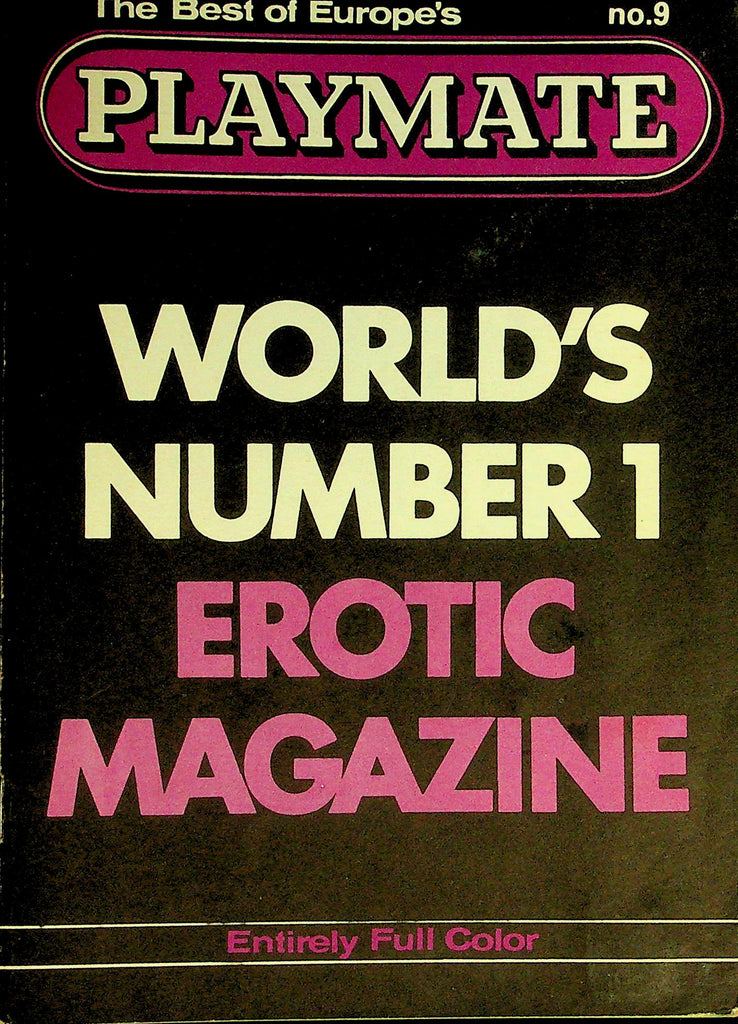 The Best Of Europe's Playmate German International Digest  Orgy Time  #9 1970's  100426lmp-GSC