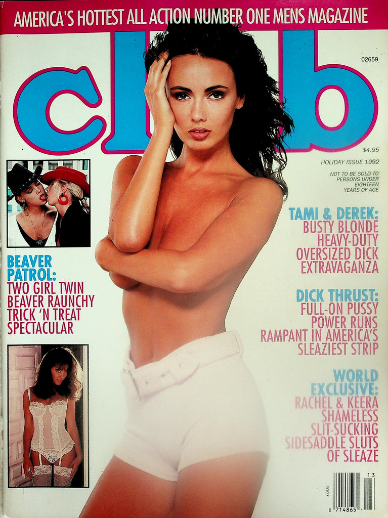 Club Magazine   Centerfold Girl Carla Holiday 1992  110825lm-p