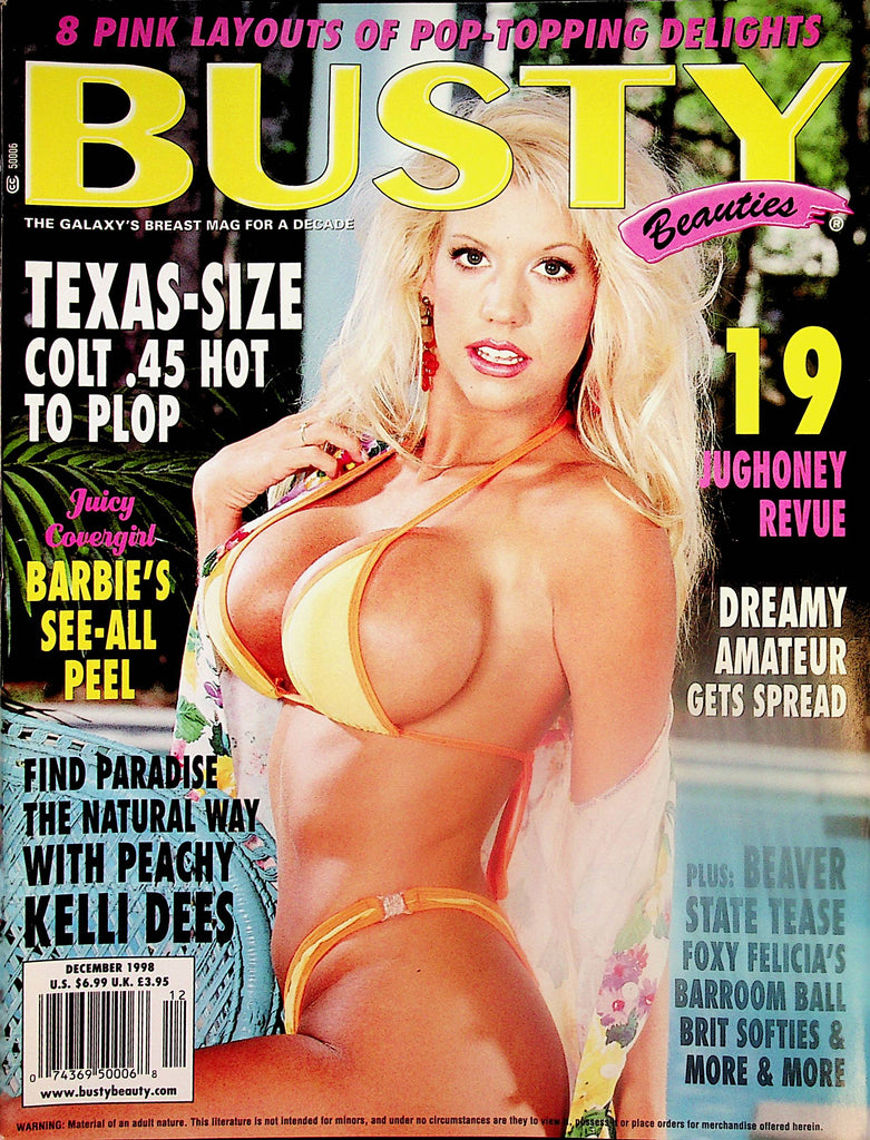 Busty Beauties Magazine   Covergirl Barbie / Texas-Size Colt .45   December 1998     041824lm-p