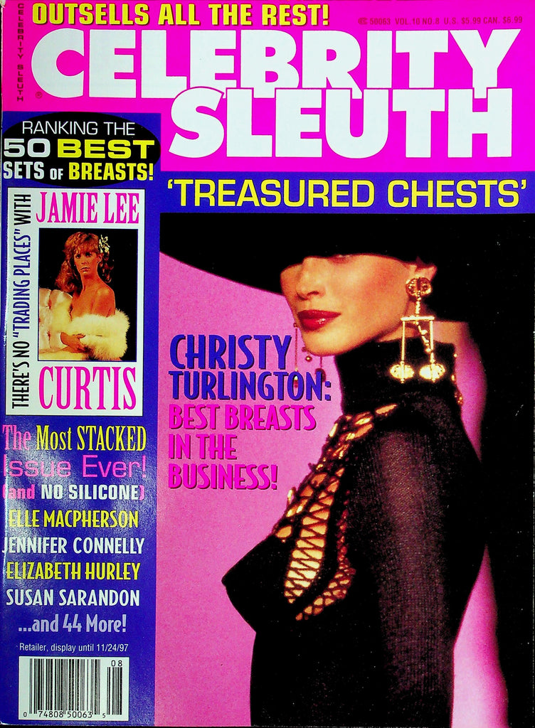 Celebrity Sleuth Magazine Treasured Chests Ft. Christy Turlington Vol.10 No.8 031425RP