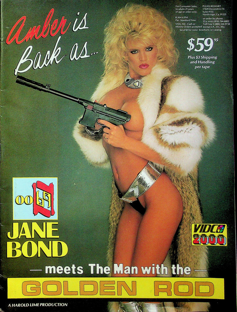 Adam Film World Magazine Ginger Lynn & Taija Rae September 1987 good reading copy 052725RP