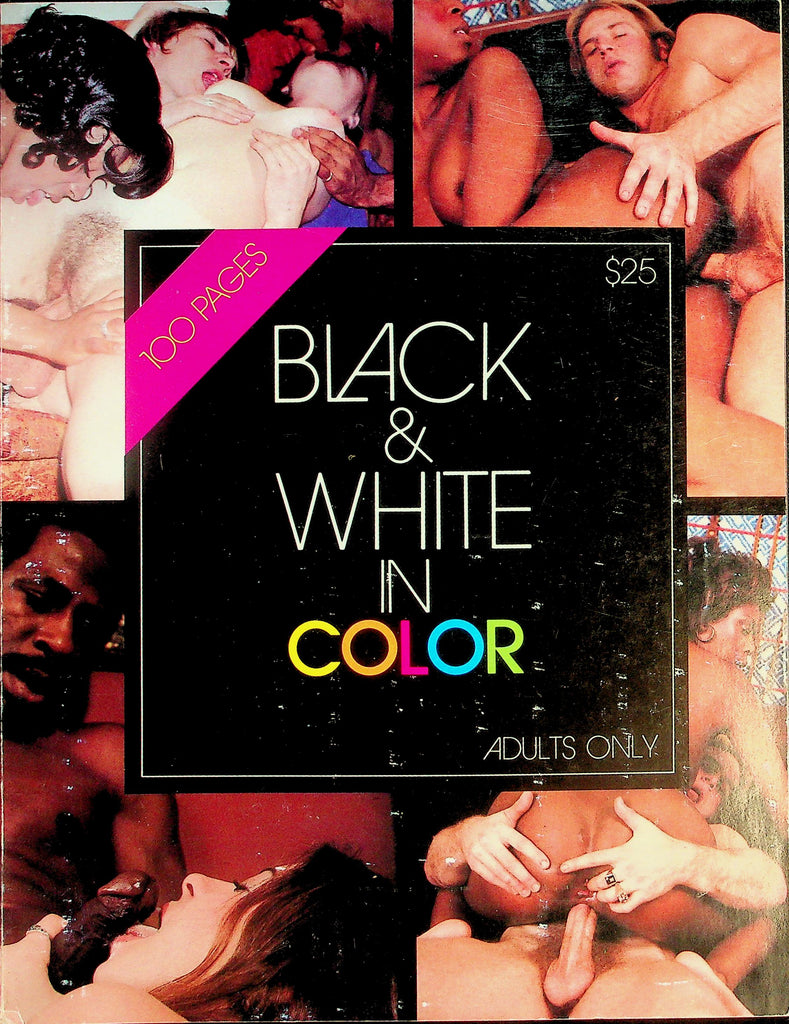 Black & White Magazine  Interracial Lovin'!   100 Pages  #1 1980's     092826lmp-GSC